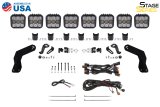 Diode Dynamics 17-24 Can-Am Maverick X3 SS5 Sport CrossLink Roof Lightbar Kit - Yellow Combo thumbnail 3