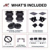 Air Lift 20-25 Jeep Gladiator (4WD) LoadLifter 5000 Air Spring Kit w/ Cradle thumbnail 7
