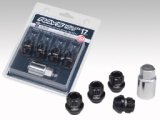 Rays M12x1.50 Short Type (L25) 17 Hex Lug Nut Set - Black thumbnail 1