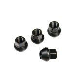 Rays 17 Hex Racing Nut L25 Short Type 12x1.25 - Black (4 Pieces) thumbnail 1