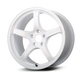 Gram Lights 57CR 18x9.5 +38 5x114.3 Ceramic White Pearl Wheel thumbnail 1
