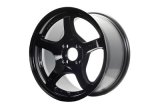 Gram Lights 57CR 18x8.5 +45 5x100 Glossy Black Wheel thumbnail 1