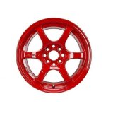 Gram Lights 57DR 15x8.0 +35 4x100 Red Wheel thumbnail 1