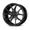 Gram Lights 57FXZ 19x8.5 +45 5x114.3 Super Dark Gunmetal and Machining Rim Edge DC Wheel thumbnail 2
