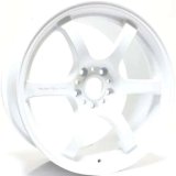 Gram Lights 57DR 18x9.5 +22 5x114.3 Ceramic Pearl Wheel thumbnail 1