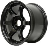 Gram Lights 57DR 15x8.0 +35 4x100 Semi Gloss Black Wheel thumbnail 2