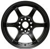 Gram Lights 57DR 15x8.0 +35 4x100 Semi Gloss Black Wheel thumbnail 4