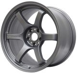 Gram Lights 57DR 15x8.0 +35 5x114.3 Gunblue Wheel thumbnail 2