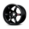 Gram Lights 57DR 18x9.5 +12 5x114.3 Semi Gloss Black Wheel thumbnail 5