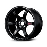 Gram Lights 57DR 18x9.5 +38 5x100 Semi Gloss Black Wheel thumbnail 1