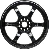 Gram Lights 57DR 18x9.5 +38 5x114.3 Glass Black Wheel (Min Order Qty 20) thumbnail 1