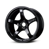 Gram Lights 57CR 18x9.5 +38 5x114.3 Gloss Black Wheel thumbnail 1