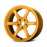 Gram Lights 57DR 18x10.5 +22 5x114.3 Mach Yellow thumbnail 1