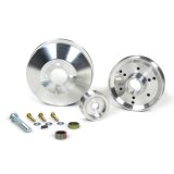 BBK 96-01 Mustang 4.6 GT Cobra Underdrive Pulley Kit - Lightweight CNC Billet Aluminum (3pc) thumbnail 1
