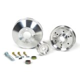 BBK 96-01 Mustang 4.6 GT Cobra Underdrive Pulley Kit - Lightweight CNC Billet Aluminum (3pc) thumbnail 2