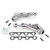 BBK 79-93 Mustang 351 Swap Shorty Unequal Length Exhaust Headers - 1-5/8 Silver Ceramic thumbnail 3