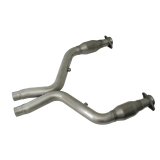 BBK 11-14 Mustang 5.0 Short Mid X Pipe With Catalytic Converters 3.0 For BBK Long Tube Headers thumbnail 4