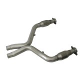 BBK 11-14 Mustang 5.0 Short Mid X Pipe With Catalytic Converters 3.0 For BBK Long Tube Headers thumbnail 6