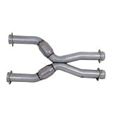 BBK 79-04 Mustang Coyote Swap Short Mid X Pipe w Catalytic Converters 3.0 For BBK Long Tube Headers thumbnail 6