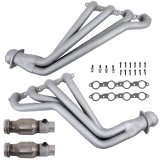 BBK 10-15 Camaro LS3 L99 Long Tube Exhaust Headers With Converters - 1-3/4 Chrome thumbnail 3
