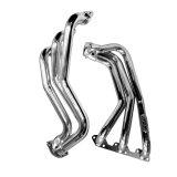 BBK 07-11 Jeep 3.8 V6 Long Tube Exhaust Headers And Y Pipe And Converters - 1-5/8 Silver Ceramic thumbnail 8