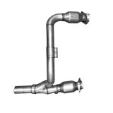 BBK 07-11 Jeep 3.8 V6 Long Tube Exhaust Headers And Y Pipe And Converters - 1-5/8 Silver Ceramic thumbnail 9