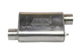 BBK VariTune Adjustable Performance Muffler 2-3/4 Offset/Offset Stainless Steel thumbnail 4