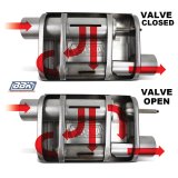 BBK VariTune Adjustable Performance Muffler 2-3/4 Offset/Offset Stainless Steel thumbnail 5