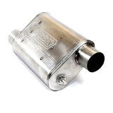 BBK VariTune Adjustable Performance Muffler 2-3/4 Offset/Offset Stainless Steel thumbnail 9