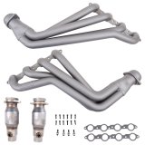 BBK 2010-15 Camaro Ls3/L99 1-7/8 Full-Length Headers W/ High Flow Cats (Titanium Ceramic) thumbnail 2