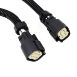 BBK 05-20 Dodge Hellcat 6.2L 6 Pin Front O2 Sensor Wire Harness Extensions 12 (pair) thumbnail 6