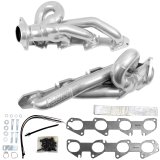 BBK 19-23 Dodge Ram 1500 5.7L (Ex. MegaCab) Shorty Tuned Exhaust Headers - 1-3/4in Silver Ceramic thumbnail 1