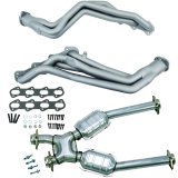 BBK 99-04 Ford Mustang Cobra/Mach1 1-5/8 Long Tube Headers w/High Flow Catted X-Pipe (Ti Ceramic) thumbnail 1