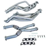 BBK 86-04 Ford Mustang Coyote Swap 1-3/4in Long Tube Headers w/High Flow Catted X-Pipe (Ti Ceramic) thumbnail 1