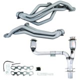 BBK 09-24 Ram 1500 Hemi 5.7L 1-3/4 Long Tube Headers w/High Flow Catted Y-Pipe (Ti Ceramic) thumbnail 1