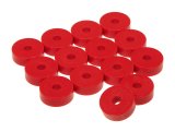 Prothane 55-73 Jeep CJ5 Body Mount 14 Bushing Kit - Red thumbnail 1