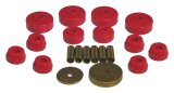 Prothane 79-88 Toyota Truck 4wd Body Mount Kit - Red thumbnail 2