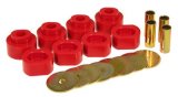 Prothane 73-81 Chrysler B-Body Subframe Mount - Red thumbnail 1