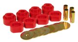 Prothane 73-81 Chrysler B-Body Subframe Mount - Red thumbnail 2