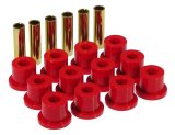 Prothane 67-87 GM Rear Spring & Shackle Bushings (w/ 1.5in Bushings) - Red thumbnail 1
