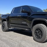 Rock Slide Engineering 22-24 Toyota Tundra Rock Sliders Drivers Side Black Powdercoat Steel thumbnail 1