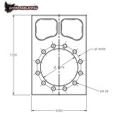 Camburg 4130 TT Bolt-on Spindle Snout Block thumbnail 3