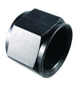 Fragola -6AN Aluminum Flare Cap - Black thumbnail 5