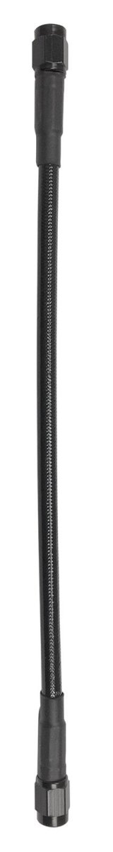 Fragola -3AN Ext Black Covered Assembly Straight x Straight 10in thumbnail 1