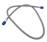 Fragola -4AN Hose Assembly Straight x Straight 36in Blue Nuts Nitrous Supply Line (3 Feet) thumbnail 1