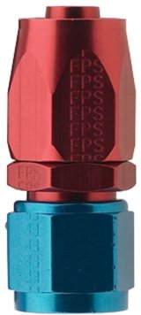 Fragola -10AN Straight Pro-Flow Hose End - Blue/Red thumbnail 3