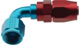 Fragola -6AN x 90 Degree Pro-Flow Hose End - Blue/Red thumbnail 4