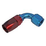 Fragola -10AN x 90 Degree Pro-Flow Hose End - Blue/Red thumbnail 1