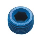 Fragola 1/8 NPT Internal Pipe Plug - Blue thumbnail 2