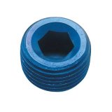 Fragola 1/8 NPT Internal Pipe Plug - Blue thumbnail 3